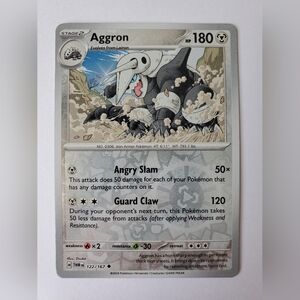 Aggron 122/167 | Twilight Masquerade | Reverse Holo Uncommon | NM | Pokemon TCG